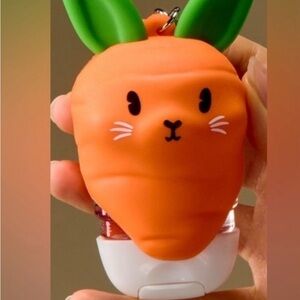 Bath & Body Works Orange & Green Carrot Bunny Hand Sanitizer Holder
